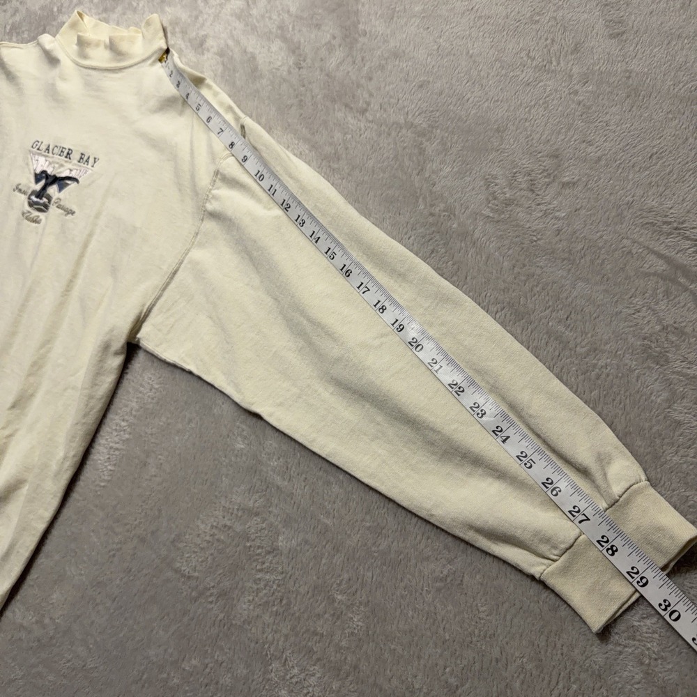 Vintage Camp David Alaska Mock Neck Shirt Embroidered Glacier Bay Mens XL Nature - Picture 10 of 12